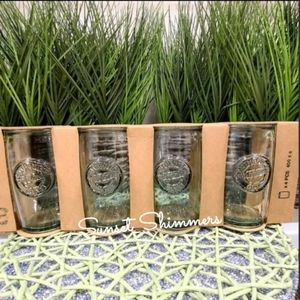 Vidrios San Miguel 100% Authentic Recycled Glass Drinking Glasses (SET OF 4) New